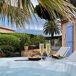 Riviera, Sea View, Pool, Jacuzzi, Sauna, Walk To The סן-מקסים